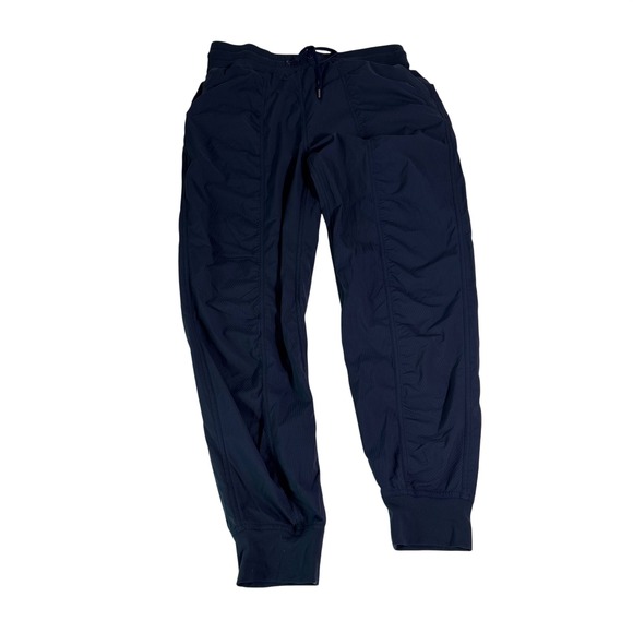 CRZ YOGA Pants - CRZ YOGA Womens Studio Joggers Navy Blue Ruched Front Athletic Pants Size Medium